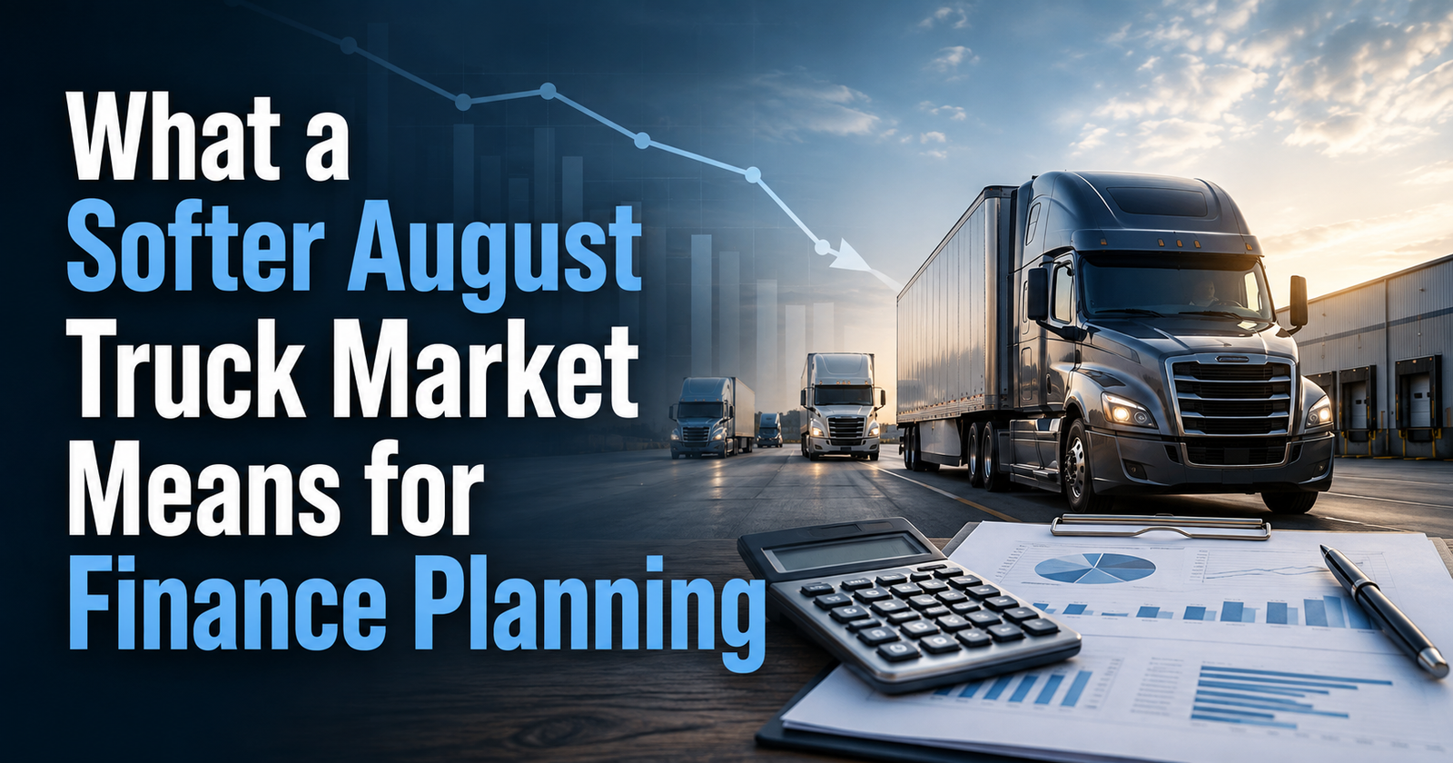 Truck finance planning in Australia during a softer August truck market